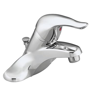 Moen Chateau Chrome One-Handle Low Arc Bathroom Faucet