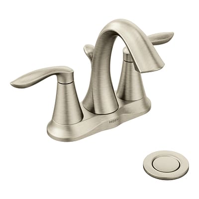 Moen Eva Chrome Two-Handle High Arc Bathroom Faucet 6410BN