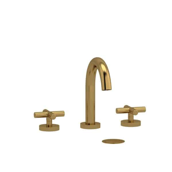 Riobel Riu Widespread Lavatory Faucet with C-Spout RU08BG