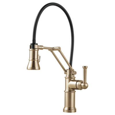 Brizo Artesso Single Handle Articulating Kitchen Faucet 63225LF-GL sold by Pete The Plumber